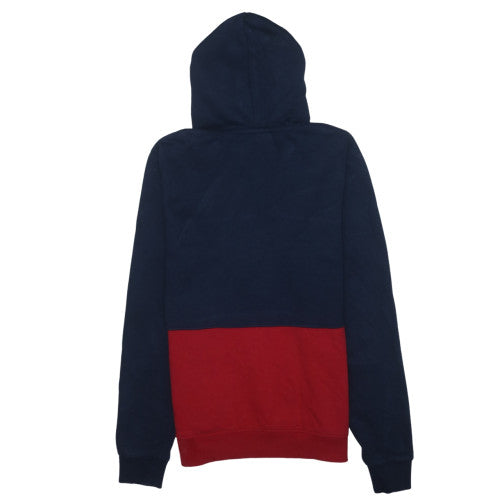 FILA Mens Multicoloured Pullover Hoodie M Logo Sportswear Cotton Blend