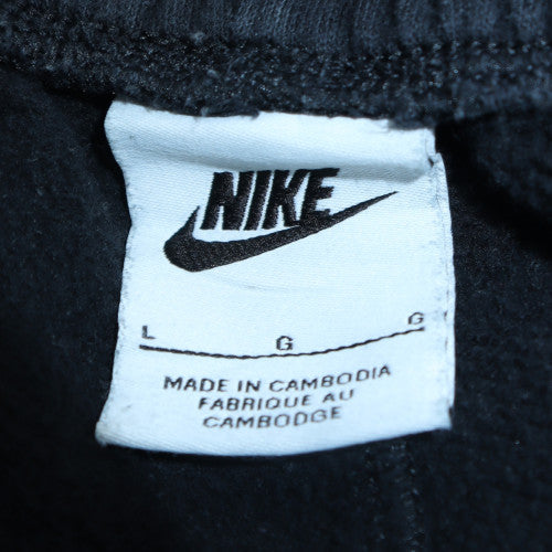 Nike Men's Black Fleece Jogger Trousers Size L Regular Fit