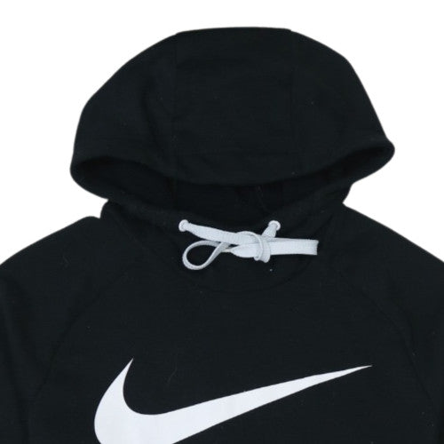 Nike Men's Black Pullover Hoodie M Dri-Fit Logo Sportswear
