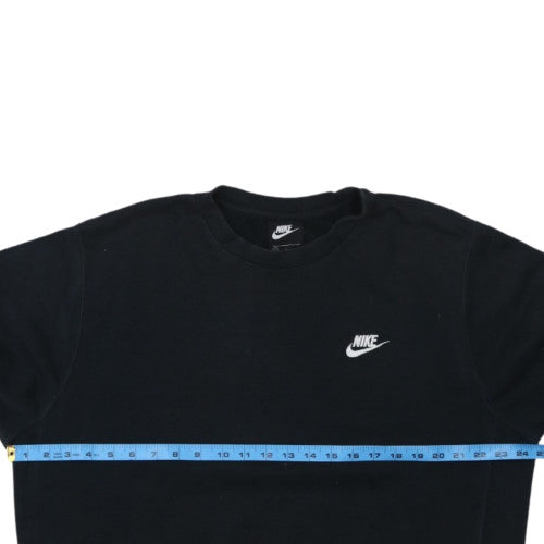 Nike Women's Black Crew Neck Pullover Sweatshirt Size L