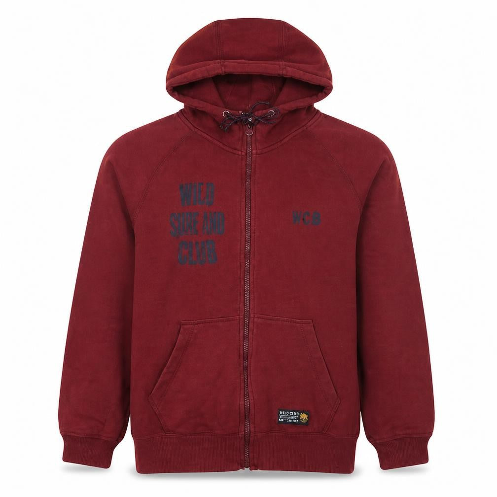 Nike Men’s Red FCB Full Zip Hoodie Size L Sportswear