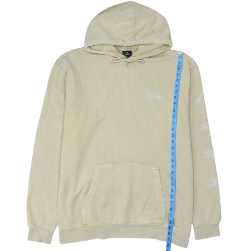 Rip Curl Men's Beige 2XL Pullover Hoodie with Logo