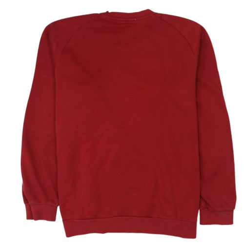 adidas Men's Red XL Pullover Crew Neck Sweatshirt