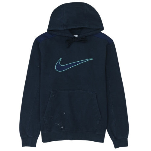Nike Men's Blue Pullover Hoodie M Logo Fleece Sportswear