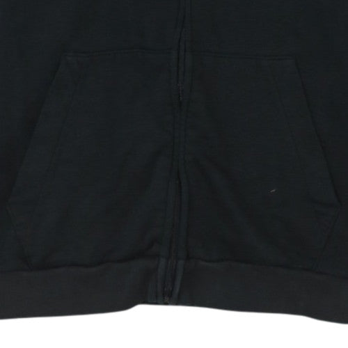 Adidas Men's Black Full Zip Hoodie M Sports Fleece Jacket