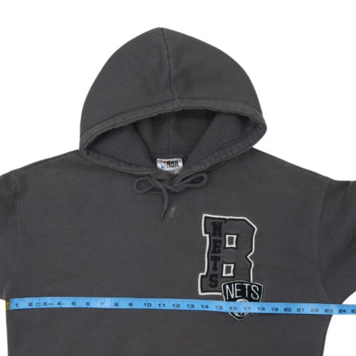 NBA Brooklyn Nets Men's Black Pullover Hoodie Medium Fleece