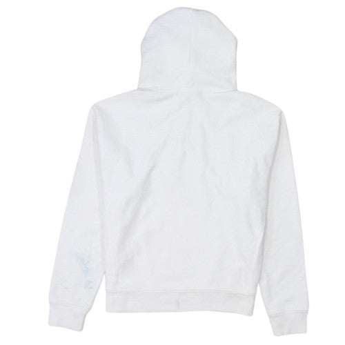 Champion Womens White Reverse Weave Pullover Hoodie Medium