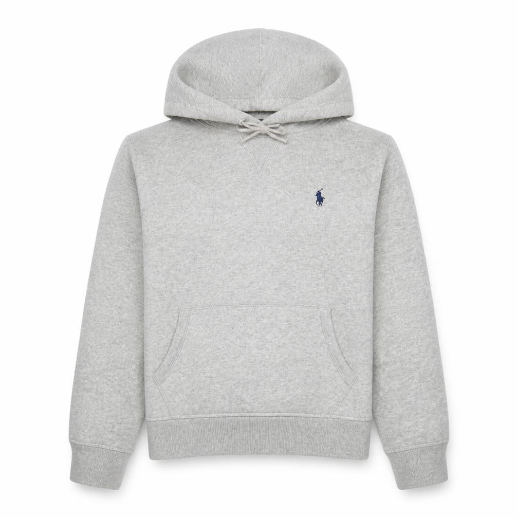 Ralph Lauren Boys Grey Pullover Hoodie M Cotton Blend Classic Fit