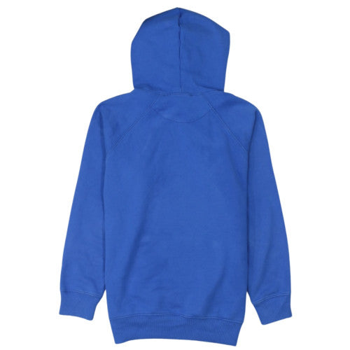 Diesel Men's Blue Small Pullover Hoodie with Logo Detail