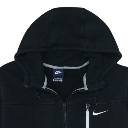 Nike Men's Black Full Zip Hoodie Size L Sports Fleece