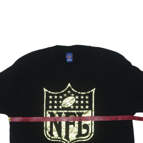 NFL Men's Black XL Graphic Cotton T-Shirt Sports Style