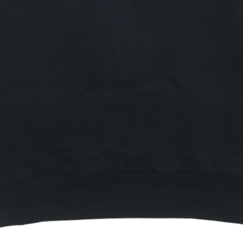 Levi's Women's Black 2XL Logo Crew Neck Pullover Sweatshirt