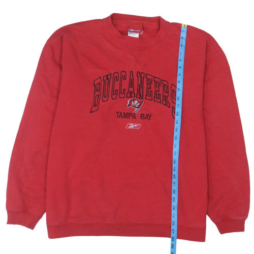 Reebok Men's Red Tampa Bay Buccaneers 2XL Crew Neck Sweatshirt