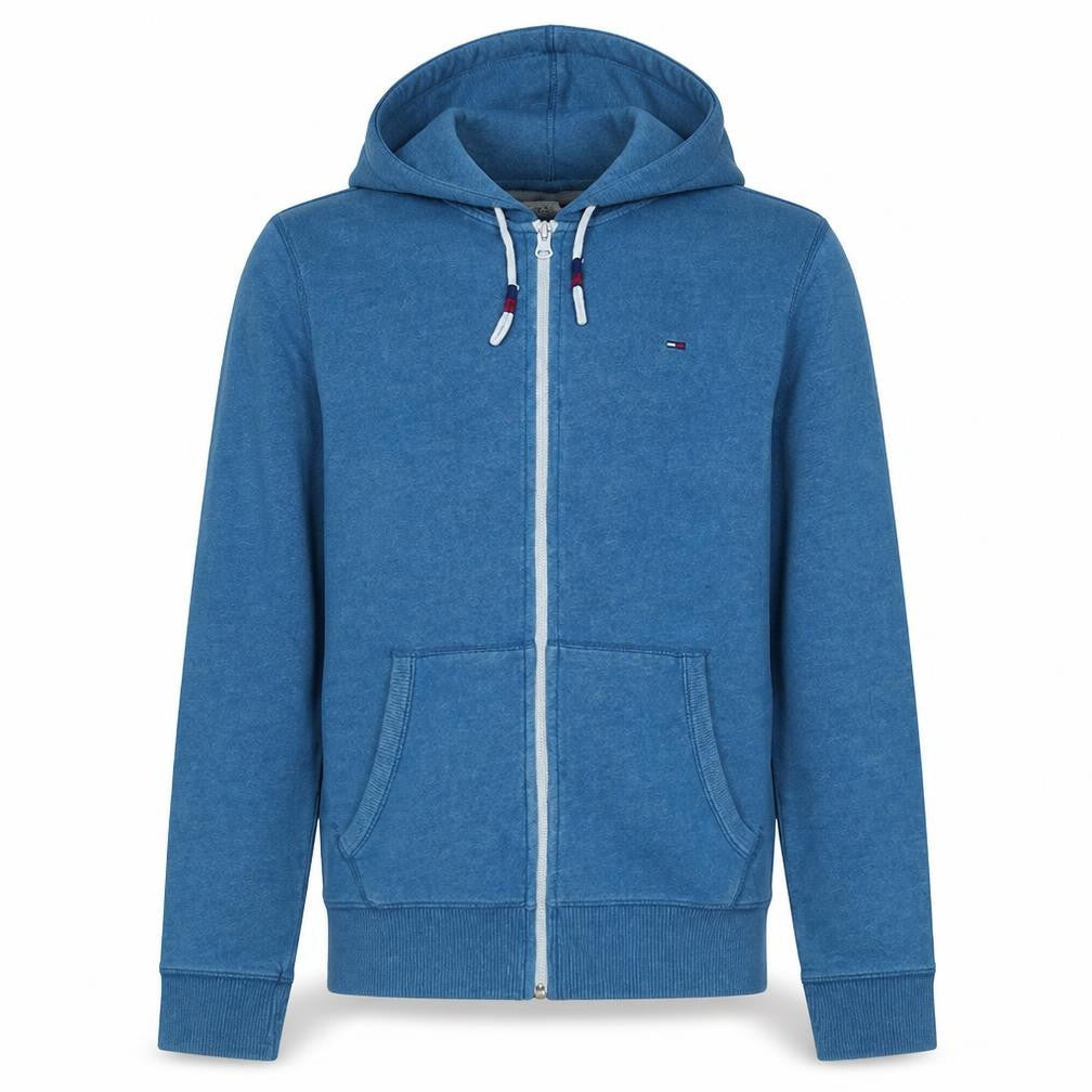 Tommy Jeans Men's Blue XS Full Zip Hoodie Sweatshirt