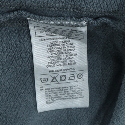 Adidas Men's Grey 2XL Full Zip Sports Essentials Hoodie