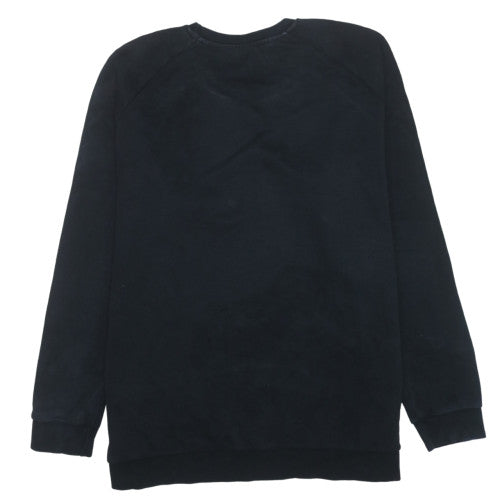 adidas Men's Black 2XL Crew Neck Fleece Pullover Sweatshirt