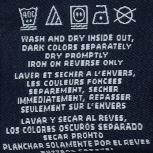 Hilfiger Athletics Men's Navy Blue Cotton Crew Neck T-Shirt XL