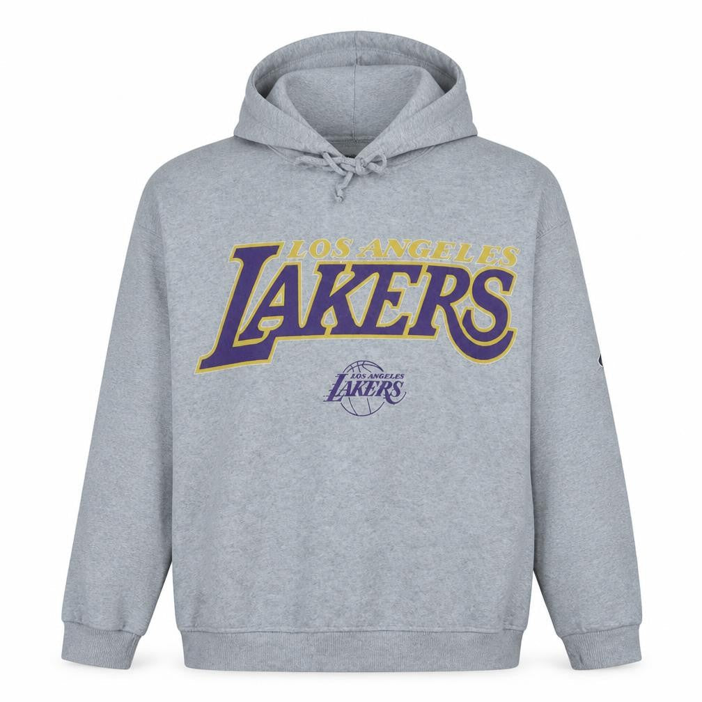 Primark NBA Los Angeles Lakers Grey Hoodie Women XL Pullover Hooded Sweatshirt