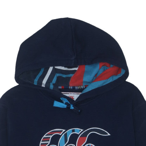 Canterbury Mens Blue Uglies Pullover Hoodie L Sports Fleece