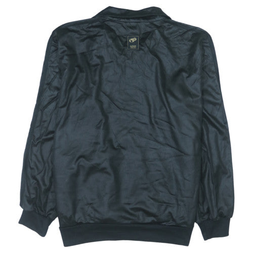 adidas Mens Black XL Bomber Jacket Full Zip Casual Sportswear