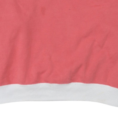 Polo Ralph Lauren Womens Coral Mint Sweatshirt XL Cotton Blend