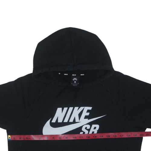 Nike SB Boys Black Pullover Hoodie S Cotton Blend Skateboard Sweatshirt
