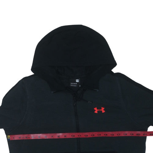 Under Armour Men's Black Medium 1/2 Zip Hoodie Sports Fleece