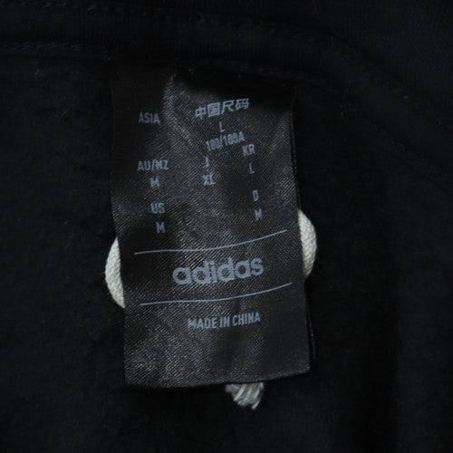 adidas Men's Black Pullover Hoodie Size L Sportswear Fleece