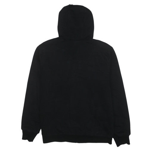 Carhartt Men Black Full Zip Hooded Hoodie M Heavyweight Lined