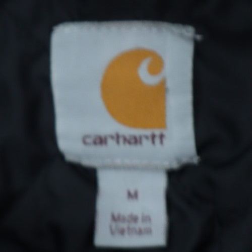 Carhartt Men Black Full Zip Hooded Hoodie M Heavyweight Lined