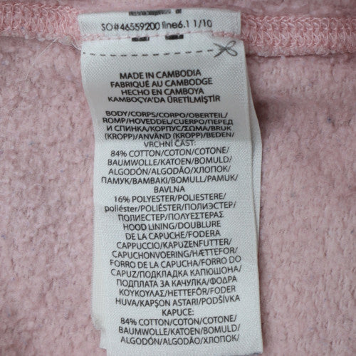 Polo Ralph Lauren Women Pink Pullover Hoodie L Logo Cotton Blend