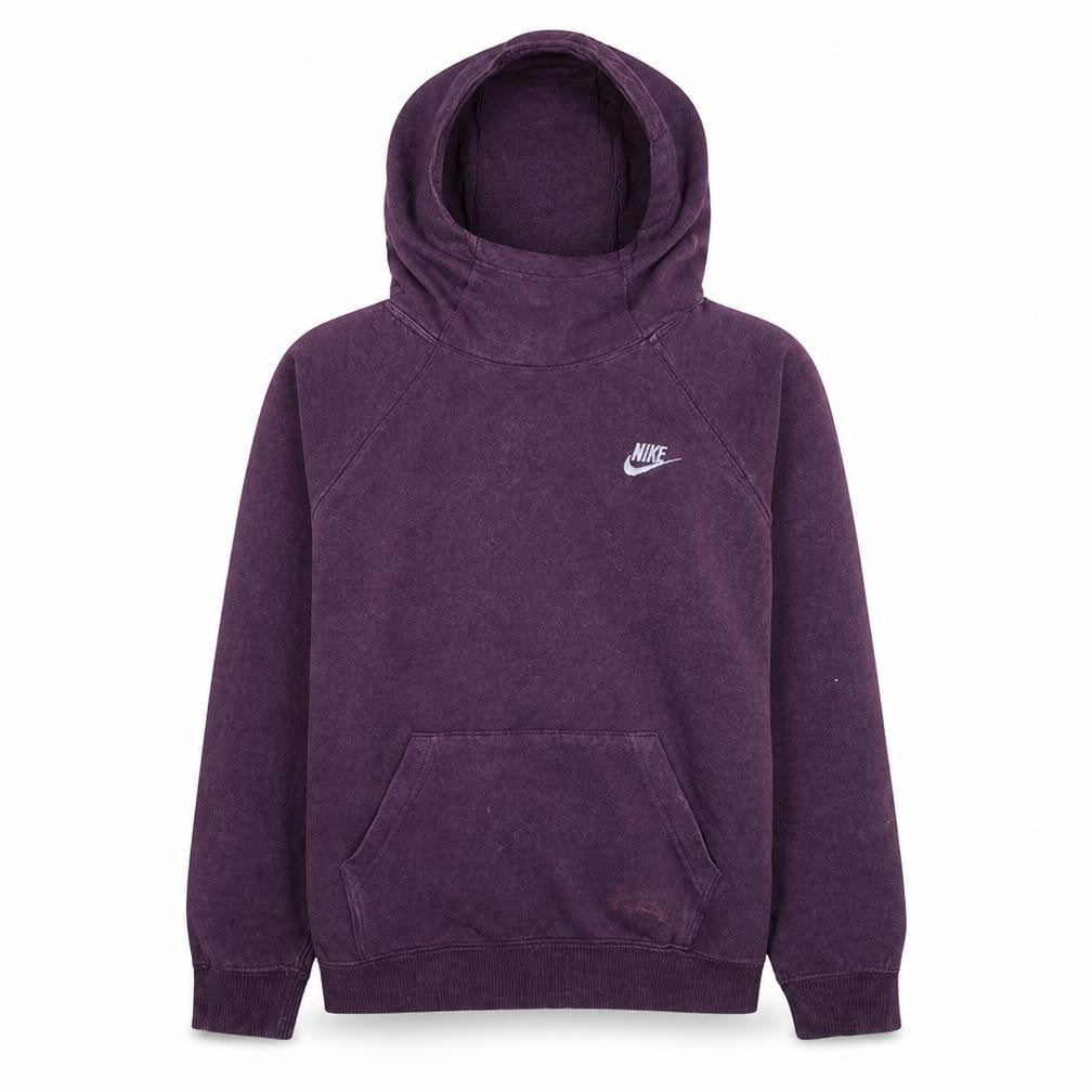 Nike Womens Purple Pullover Hoodie L Cotton Blend Casual