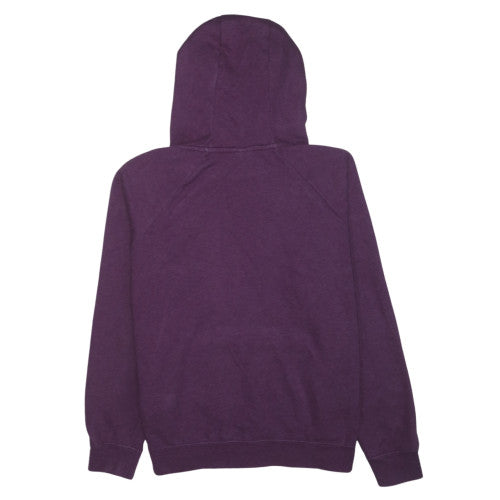 Nike Womens Purple Pullover Hoodie L Cotton Blend Casual