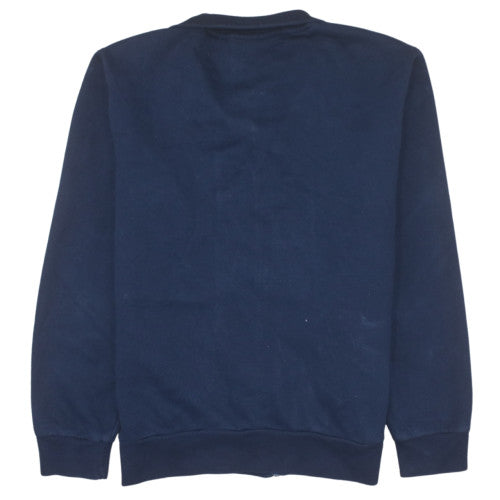 Lacoste Men's Blue Full Zip Sweatshirt L Regular Fit Logo Style