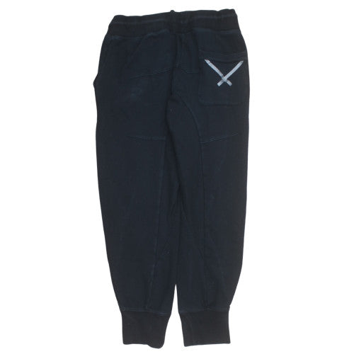 adidas Men's Black Jogger Trousers M Fleece Drawstring Regular Fit