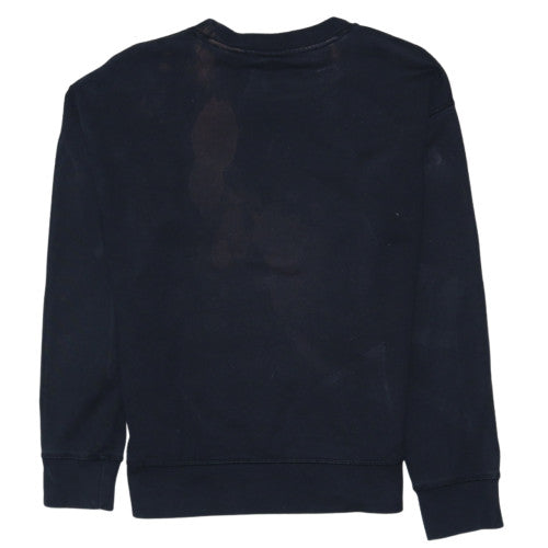 Levi's Men's Blue Small Logo Crew Neck Pullover Sweatshirt S