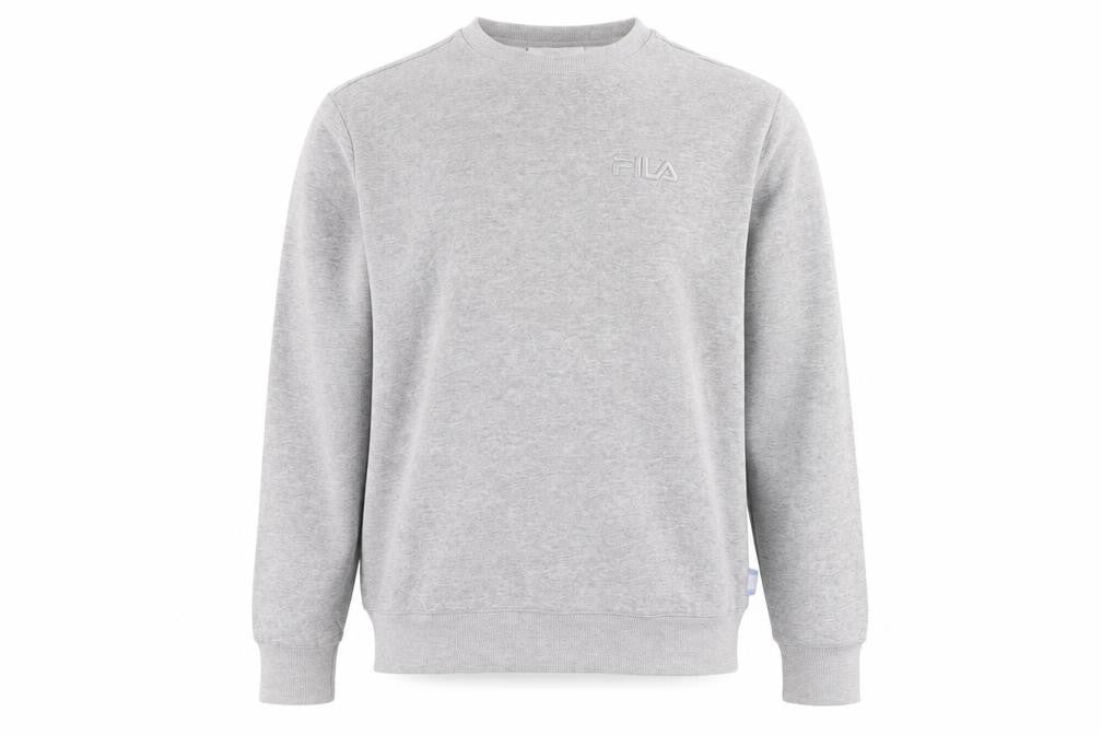 Fila Men's Grey Crew Neck Regular Fit Sweatshirt M