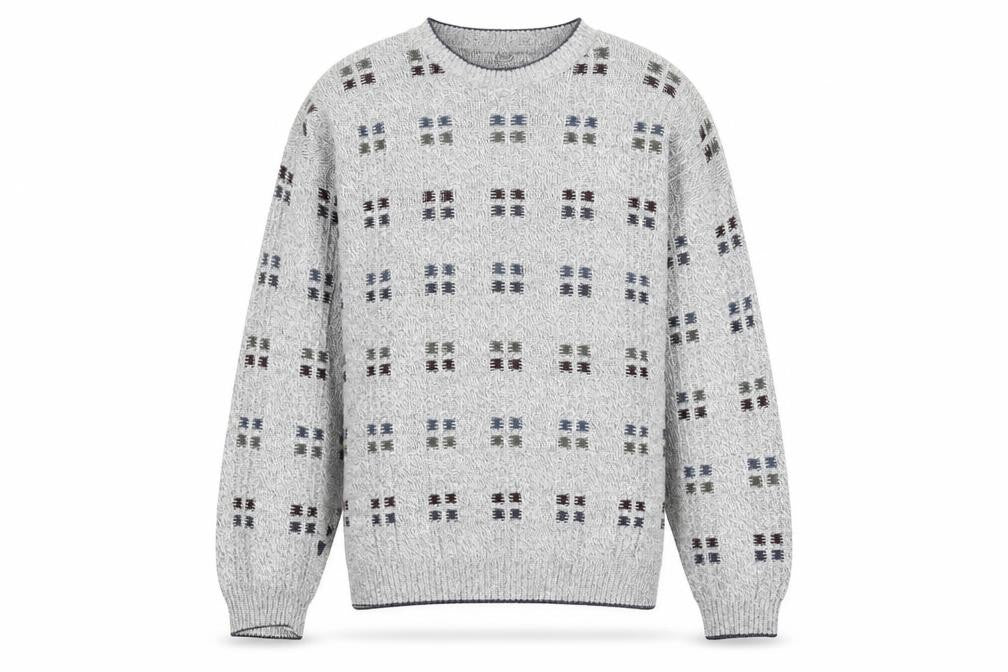 Liberty Sweaters Men's Grey XL Cotton Knit Pullover Jumper