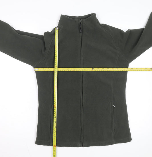 nx Women's Green Fleece Full Zip Jacket UK 14 Regular Fit