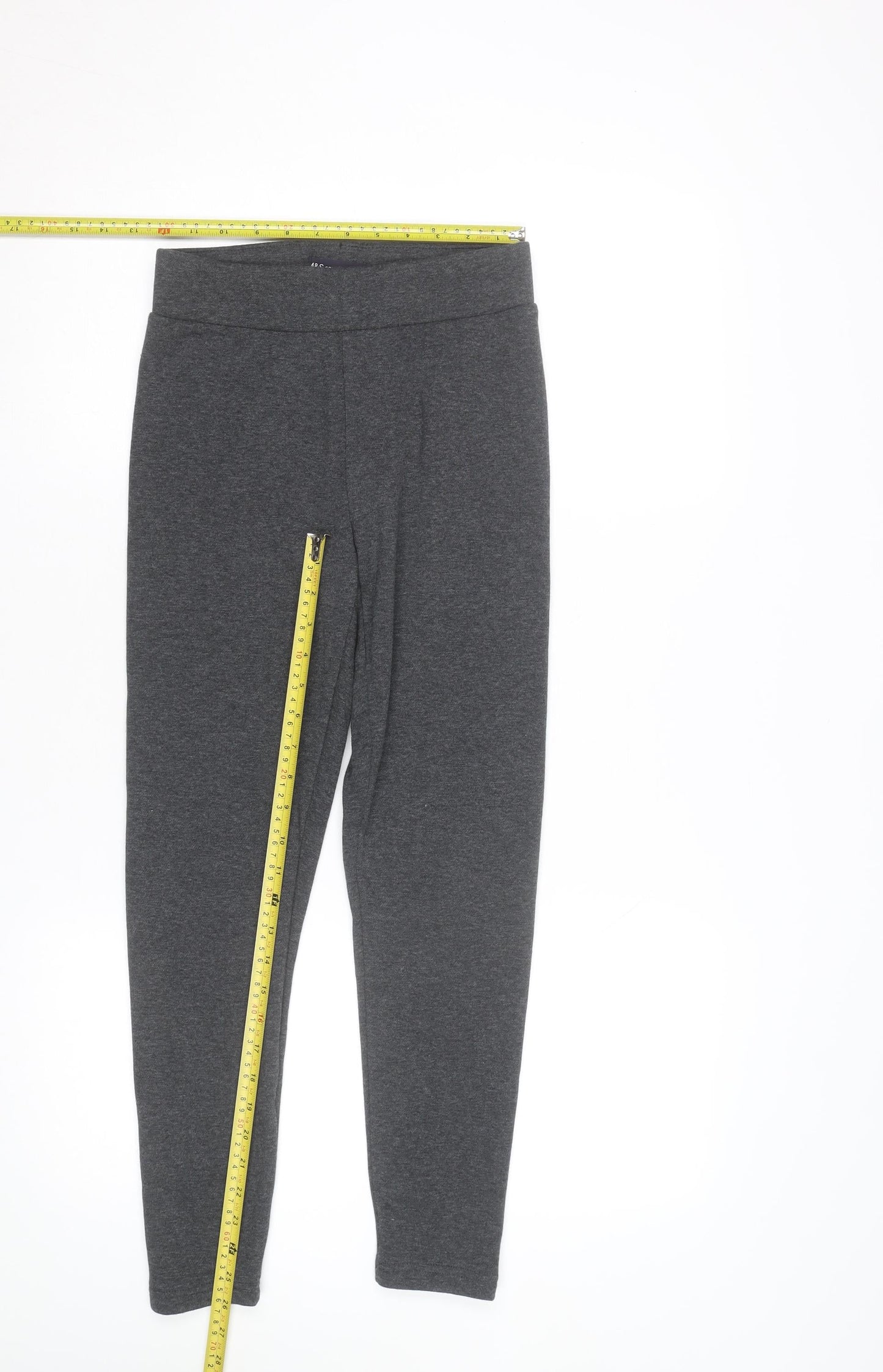Marks and Spencer Women's Grey Jersey Leggings Size 8