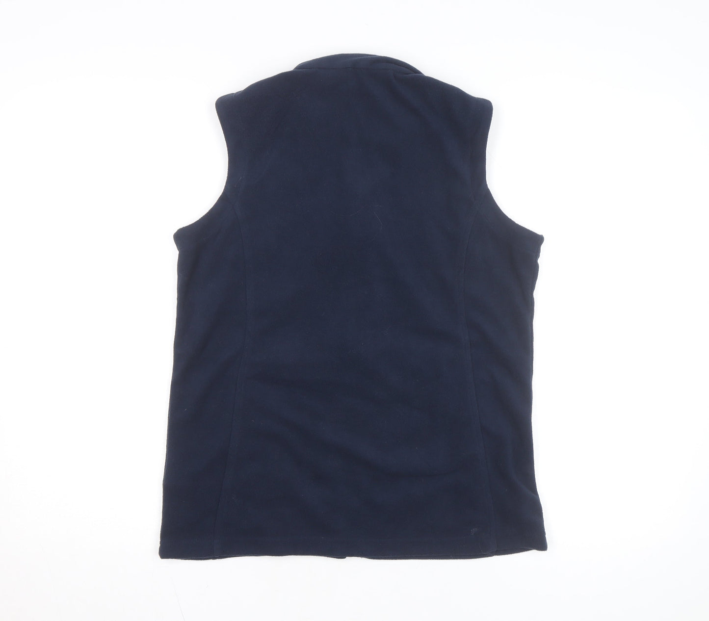 Regatta Women's Blue Fleece Sleeveless Basic Jacket Size 8