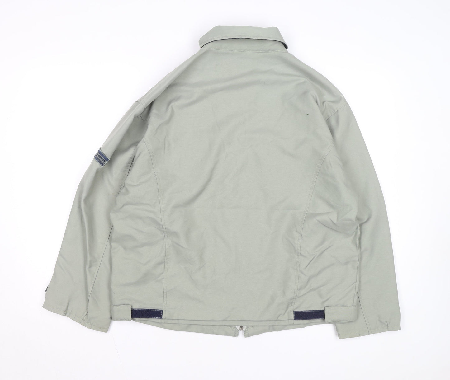 Duck and Cover Men's Grey Cotton Full Zip Casual Jacket M