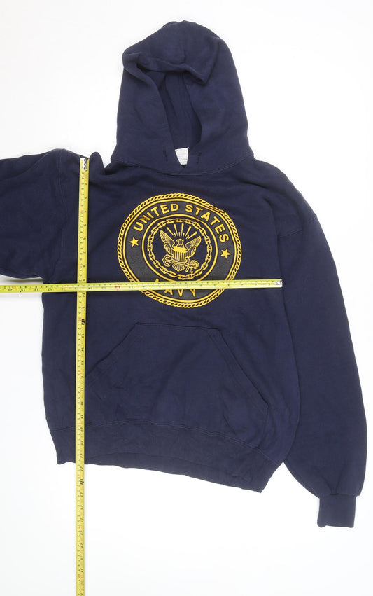 Soffe Men’s Blue United States Navy Pullover Hoodie Size M