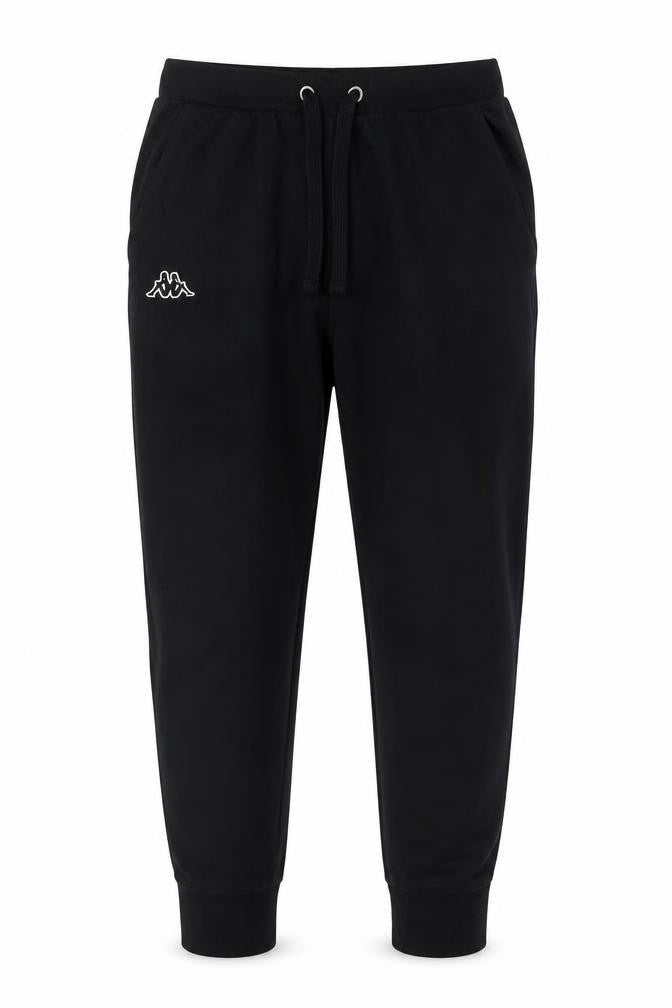 Kappa Men's Black Jogger Trousers Medium Fleece Activewear