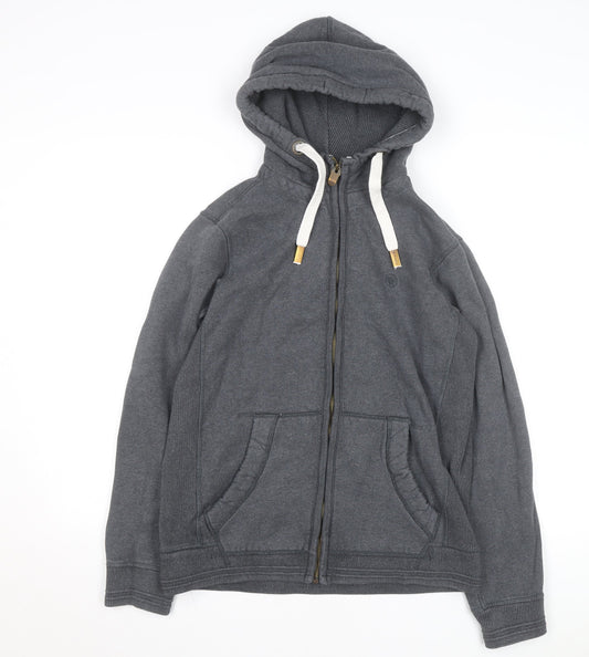 Fat Face Mens Grey Small Full Zip Hoodie Jacket