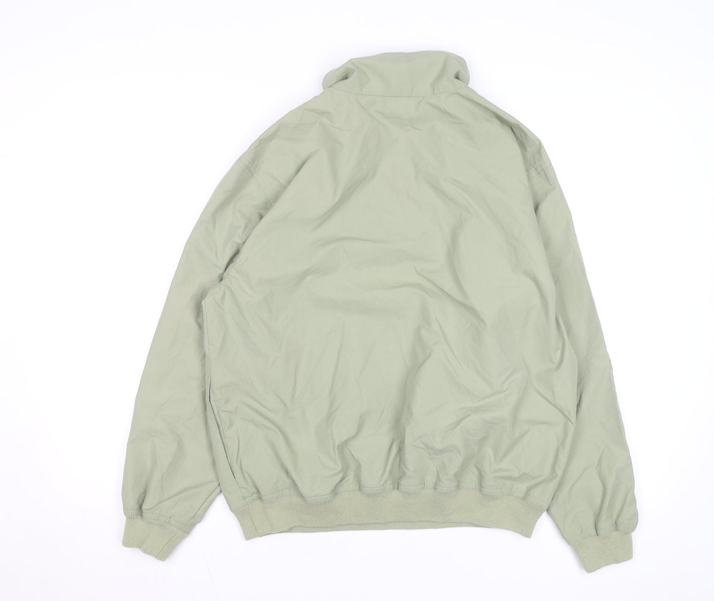 IZOD Men's Green 1/4 Zip Lightweight Polyester Jacket Size M