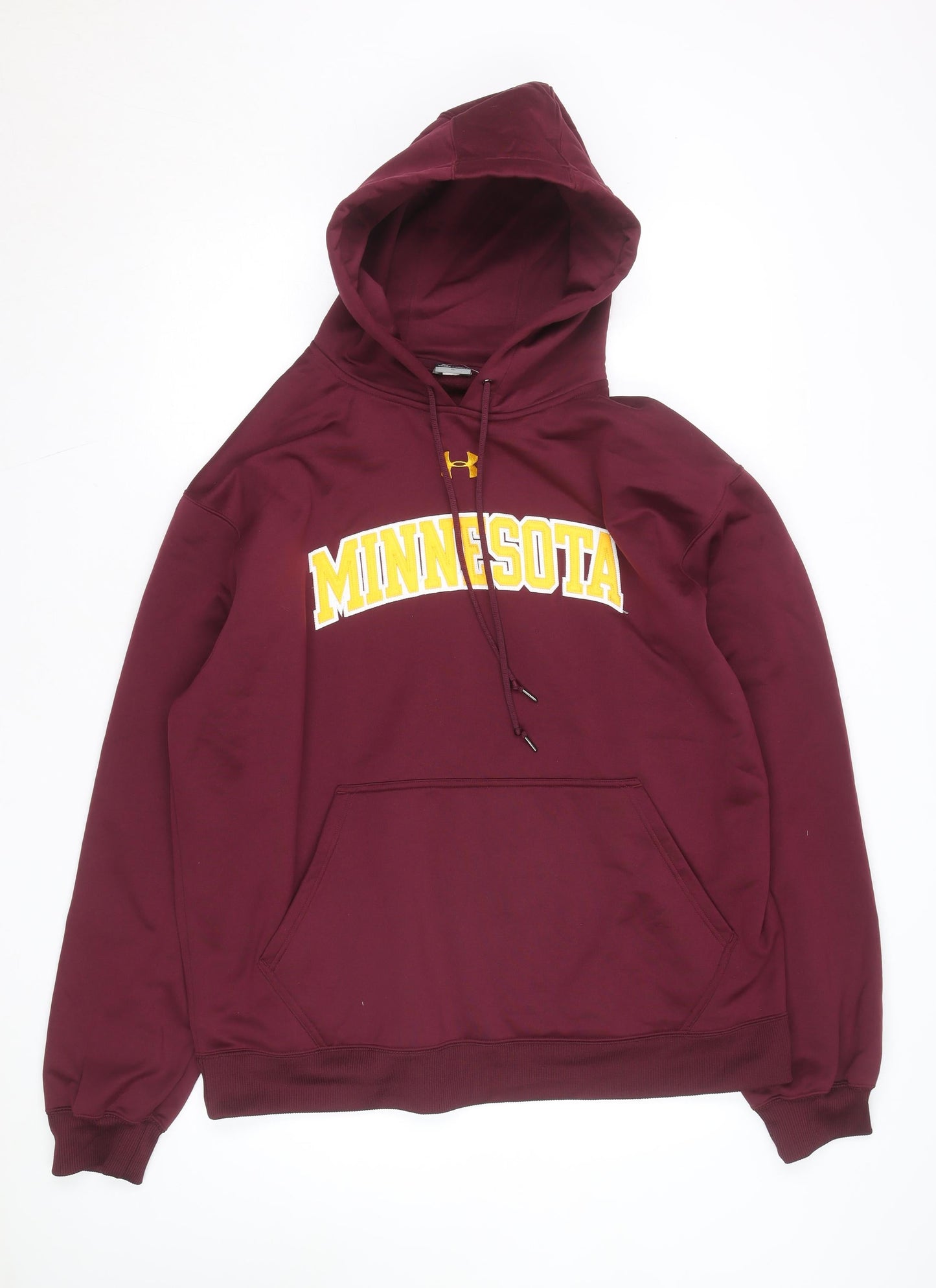 Under Armour Men Red XL Pullover Hoodie Minnesota Logo Sportswear