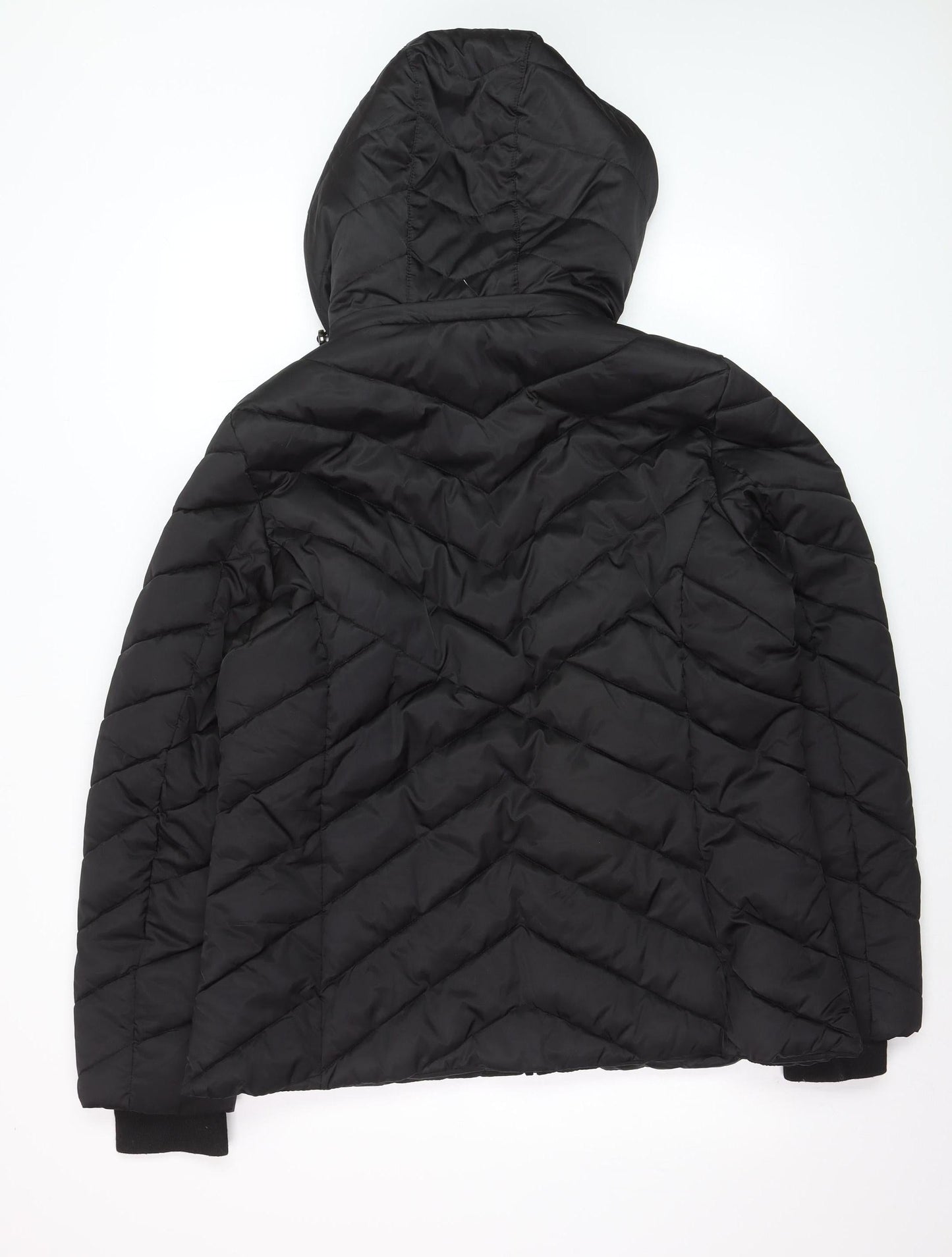 Nautica Women's Black Water Resistant Puffer Jacket Size 18