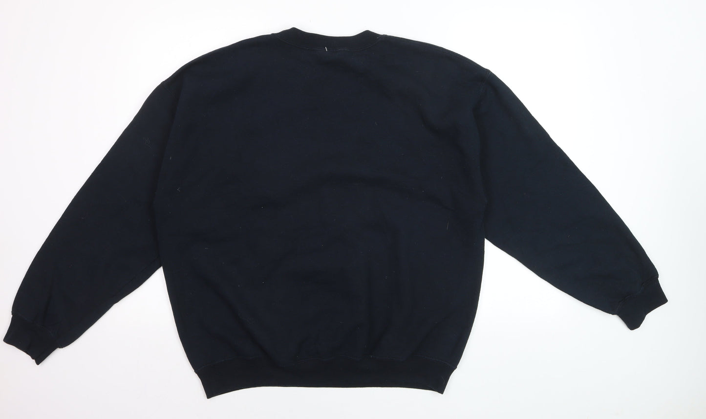 SDI Men's Blue Tradition Golf Club Pullover Sweatshirt L