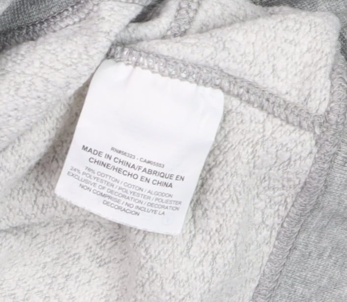 Jordan Men's Grey XL Pullover Sweatshirt Air Logo Crew Neck Fleece